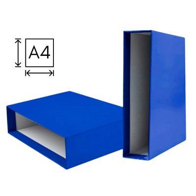 CAJA CARLIN PARA ARCHIVADOR A4 AZUL (09090) (72777)