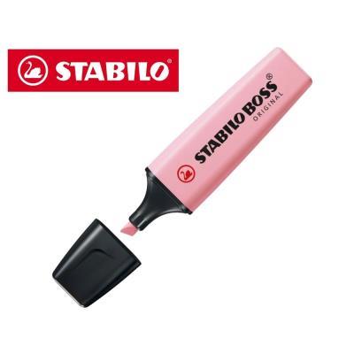 MARCADOR FLUORESCENTE STABILO BOSS PASTEL ROSA (70/129)