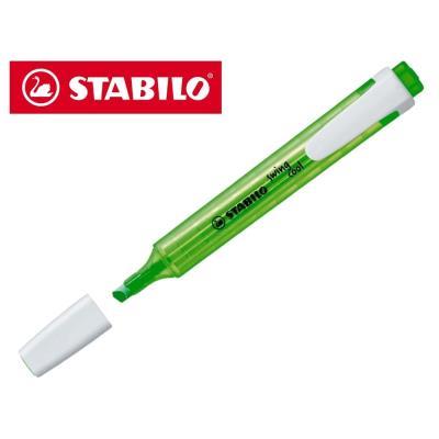 MARCADOR FLUORESCENTE STABILO SWING COOL VERDE (275/33)