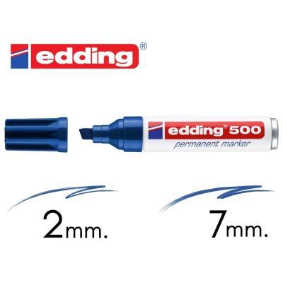 ROTULADOR EDDING 500 P. BISELADA AZUL (500-03)
