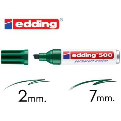ROTULADOR EDDING 500 P. BISELADA VERDE (500-04)