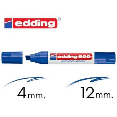 ROTULADOR EDDING 800 P. BISELADA GRUESA AZUL (800-03)