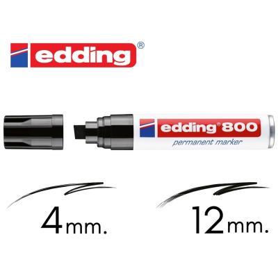 ROTULADOR EDDING 800 P. BISELADA GRUESA NEGRO (800-01)