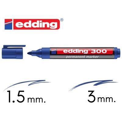 ROTULADOR EDDING 300 P. CÓNICA AZUL (300-03)