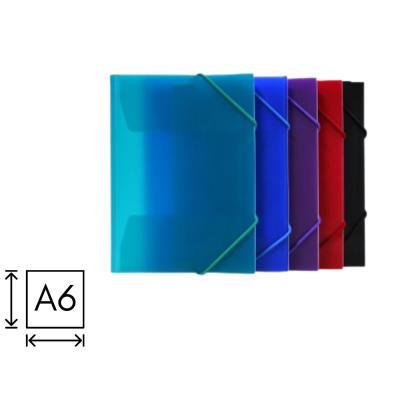 CARPETA O. BOX CON GOMA SUPRA A6 COL. SURT. (50915)