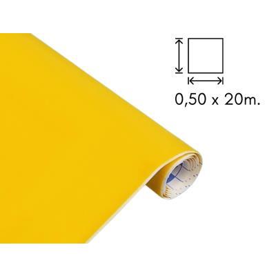 ROLLO DE FORRO AUTOADHESIVO AMARILLO 0.50X20MT