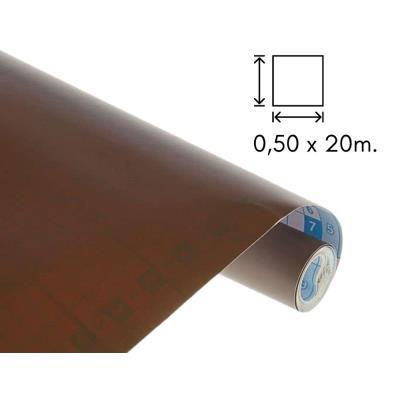 ROLLO FILM ADHESIVO MARRON OSCURO 0.5X20M