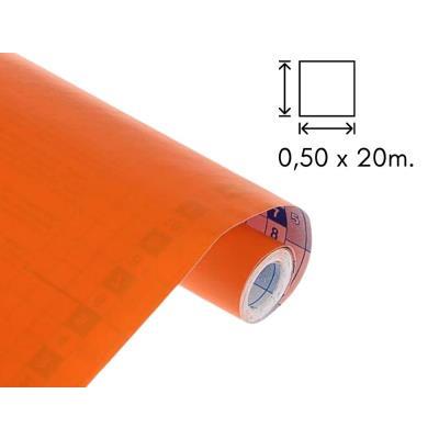 ROLLO FILM ADHESIVO 0.50X20MT NARANJA