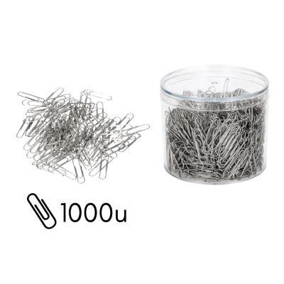 CLIPS NIQUELADOS Q-CONNECT Nº2 33 MM. CUBILETE DE 1.000 UNIDADES (19365) (KF03720)