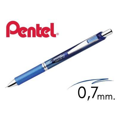 BOLÍGRAFO ENERGEL RETRÁCTIL PENTEL AZUL (BL77-PENTEL-C)