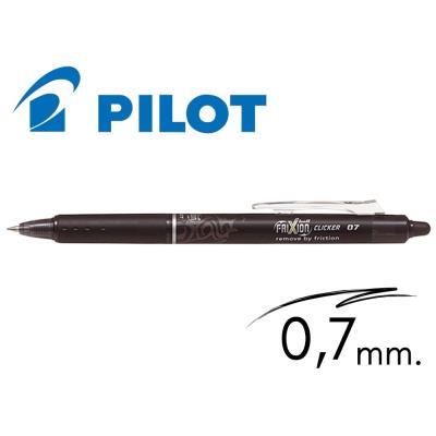 BOLIGRAFO PILOT COLOR NEGRO FRIXION CLICKER 07 (NFCN)