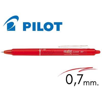 BOLIGRAFO PILOT COLOR ROJO FRIXION CLICKER 07 (NFCR) (417504)