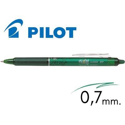 BOLIGRAFO PILOT COLOR VERDE FRIXION CLICKER 07 (NFCV)