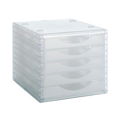 MODULO 5 CAJONES ARCHIVOTEC TRANSLUCIDO CRISTAL A.2000   (01A4005CSTL) (905029CR)