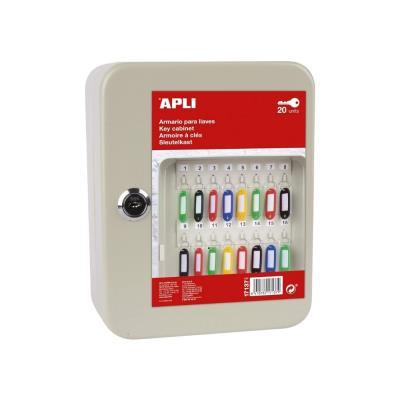CAJA METÁLICA APLI DE LLAVES 20 POSICIONES (17137)
