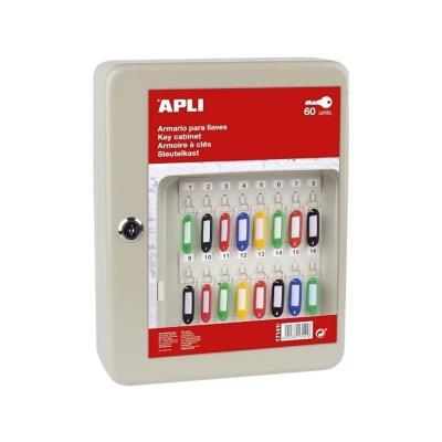 CAJA METÁLICA APLI DE LLAVES 60 POSICIONES (17141)