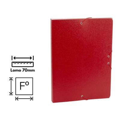 CARPETA PROYECTOS FABRISA LOMO 7 CM. ROJO (15918)