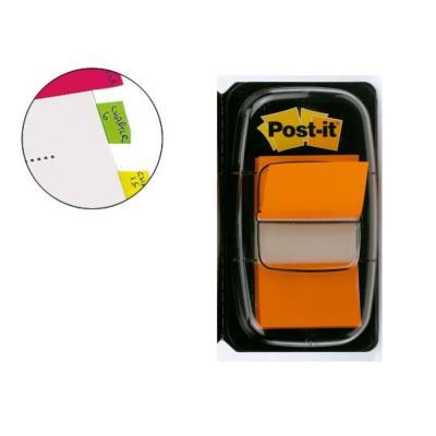 INDEX POST-IT 50 UDS. 25,4X43 MM. NARANJA (14536)