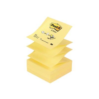 NOTAS ADHESIVAS POST-IT Z-NOTES 76X76 MM. 100 HOJAS AMARILLO (29380)