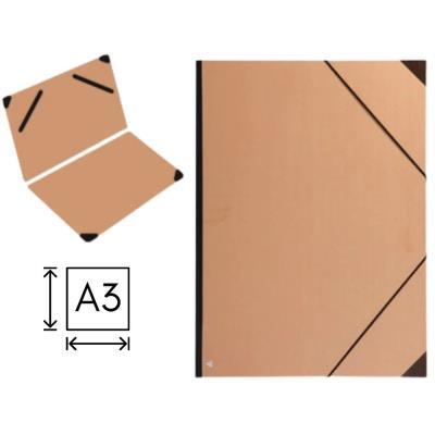 CARPETA CLAIREFONTAINE DIBUJO KRAFT CON GOMAS A3 (44100C)