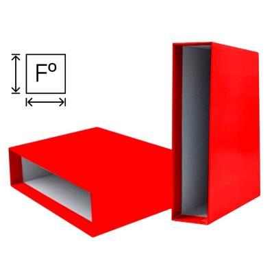 CAJA CARLIN PARA ARCHIVADOR Fº ROJO (09082) (72768)