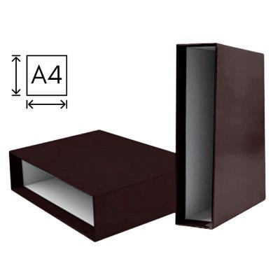 CAJA CARLIN PARA ARCHIVADOR A4 NEGRO (09091) (72775)