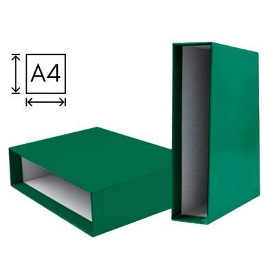 CAJA CARLIN PARA ARCHIVADOR  A4 VERDE (09092) (72778)