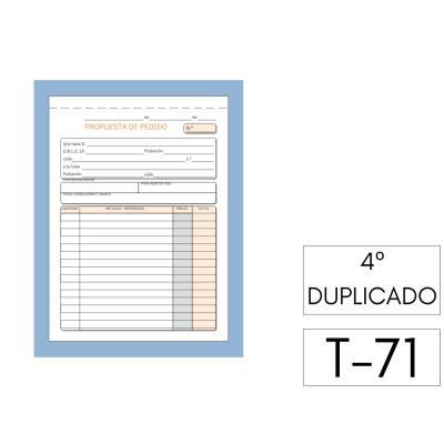 TALONARIO DE PEDIDOS 4º DUPLO