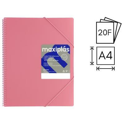 CARPETA GRAFOPLAS 20 FUNDAS MAXIPLAS TRANSP. ROSA PASTEL (39832093)