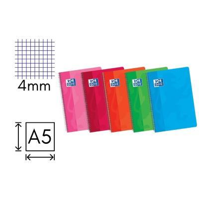 CUADERNO OXFORD 90 GRS. 4º 80 HOJAS CDLA. COL. SURT. (100430166)