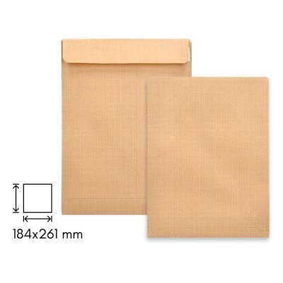 BOLSA 184X261 KRAFT NATURAL VERJURADO 90GR