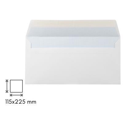 CAJA 500 SOBRES 115X225 BLANCO 90GR AUTODEX (877S1122SV/500)