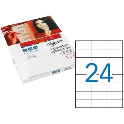 ETIQUETAS FABRISA 70X37 MM CAJA DE 100 HOJAS (15305)