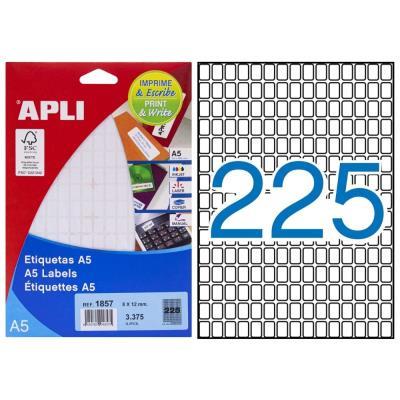 ETIQUETAS APLI SOBRE A5 10X16 MM. (01859)