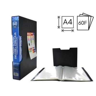 CARPETA O. BOX 60 FUNDAS A4 CON CAJA NEGRO (6068)