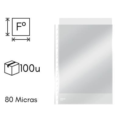 FUNDA MULTIT. ESSELTE CRISTAL A4 80 MICRAS 11 TALADROS (46108)