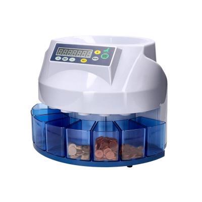 CONTADOR Y CLASIFICADOR DE MONEDAS Q-CONNECT SUMA RESTA Y TOTALIZA 216 MONEDAS/MINUTO (45638)