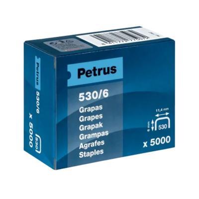 GRAPAS PETRUS MOD. 530/6 MM. CAJA 5.000 UDS. (77507)