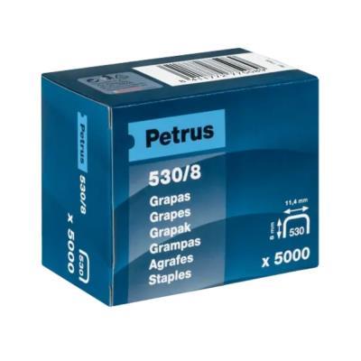 GRAPAS PETRUS MOD. 530/8 MM. CAJA 5.000 UDS. (77508)