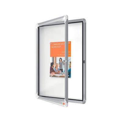 VITRINA NOBO DE INTERIOR FONDO METAL 4 X A4 HOJAS (1902557)