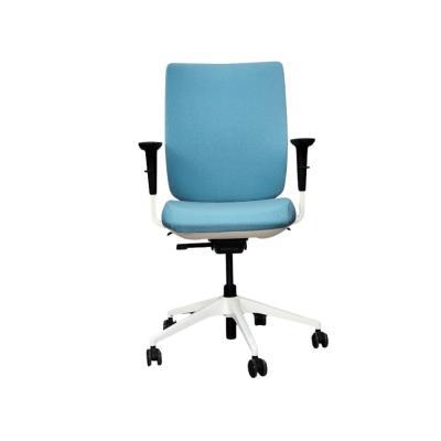 SILLA TRIM RESPALDO TAPIZADO TEX.BLANCA CON BRAZOS