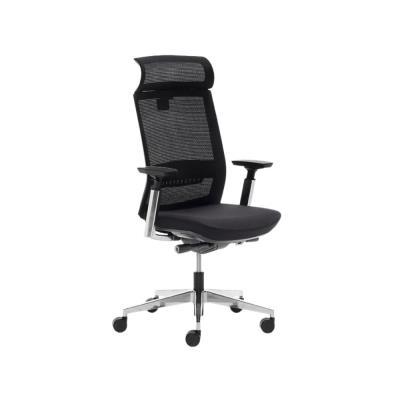 SILLA TORONTO ERGONOMICA NEGRA CON CABECERO SISTEMA SINCRO