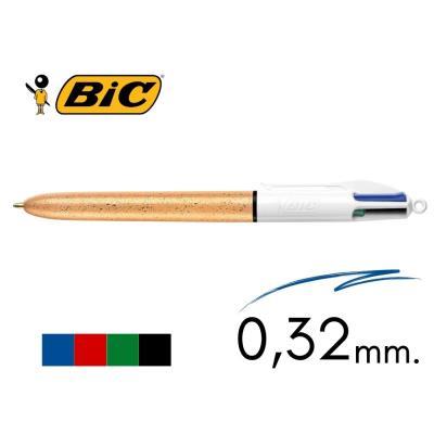 BOLÍGRAFO BIC 4 COLORES ROSE GOLD (504894)