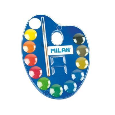 PALETA ACUARELAS 12 PASTILLAS MILAN (53412)