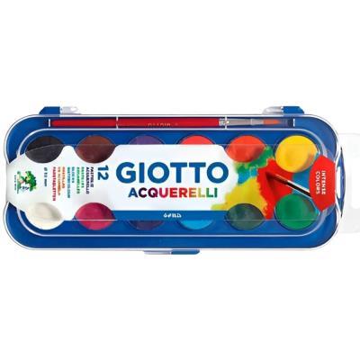 ACUARELAS GIOTTO 30 MM. EST. 12 UDS. + PINCEL (F351200)