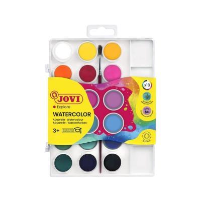 ACUARELA JOVI ESTUCHE DE 18 COLORES