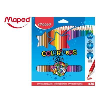 LAPICES MAPED DE COLORES COLORPEPS CAJA 24 UDS. (183224)
