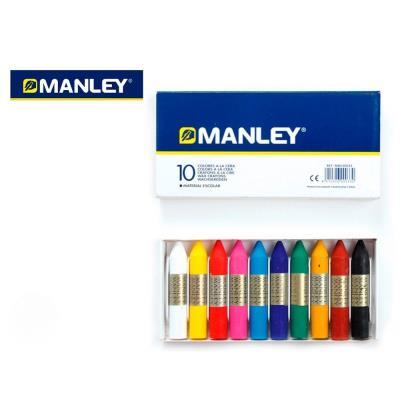 CERAS MANLEY CAJA 10 UDS. BLANDAS COL. SURT. (MNC00033) (0102120)