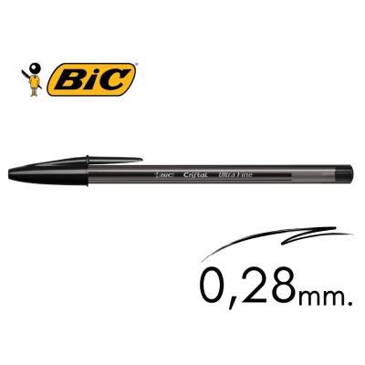 BOLÍGRAFO BIC CRISTAL EXACT NEGRO (992603)