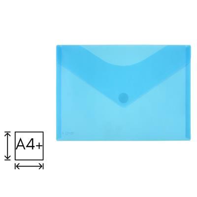 SOBRE O. BOX PLÁSTICO APAISADO 238X334 MM. APERTURA SUPERIOR V-LOCK AZUL (90126)